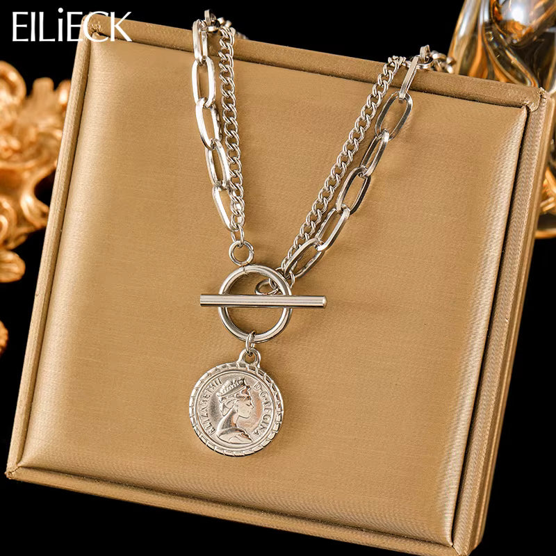 Coin Pendant Necklace