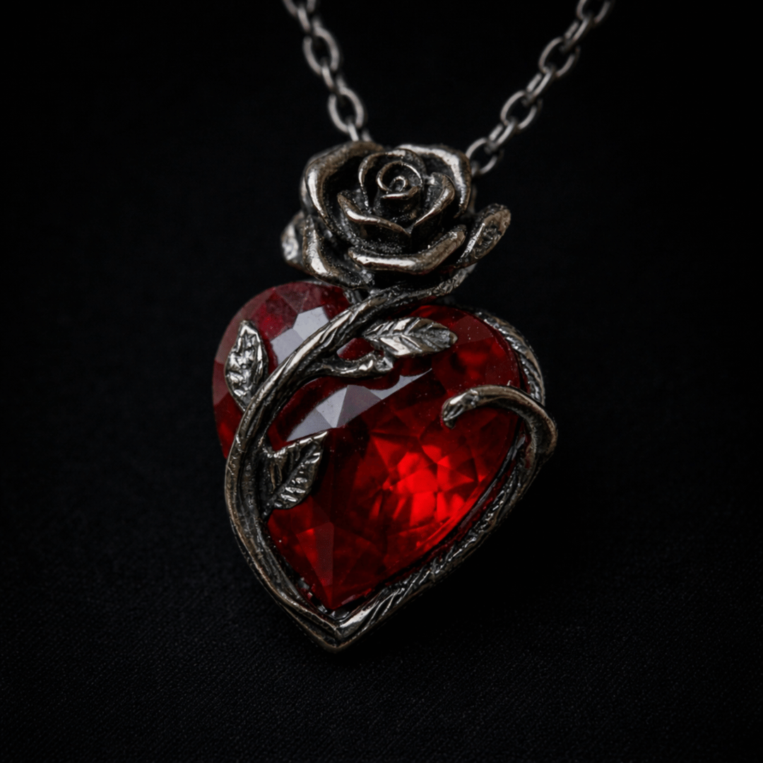 Blackthorn Rose Necklace