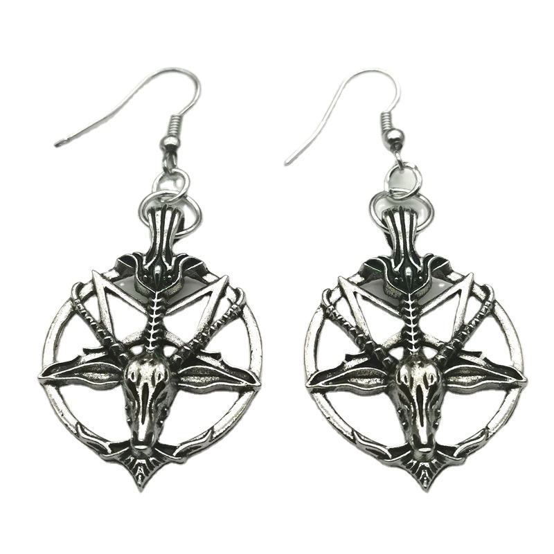 Infernal Pentagram Earrings