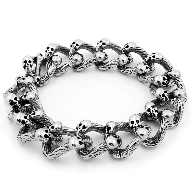 Memento Skull Chain Bracelet