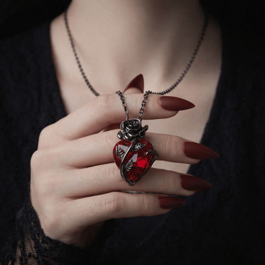 Blackthorn Rose Necklace