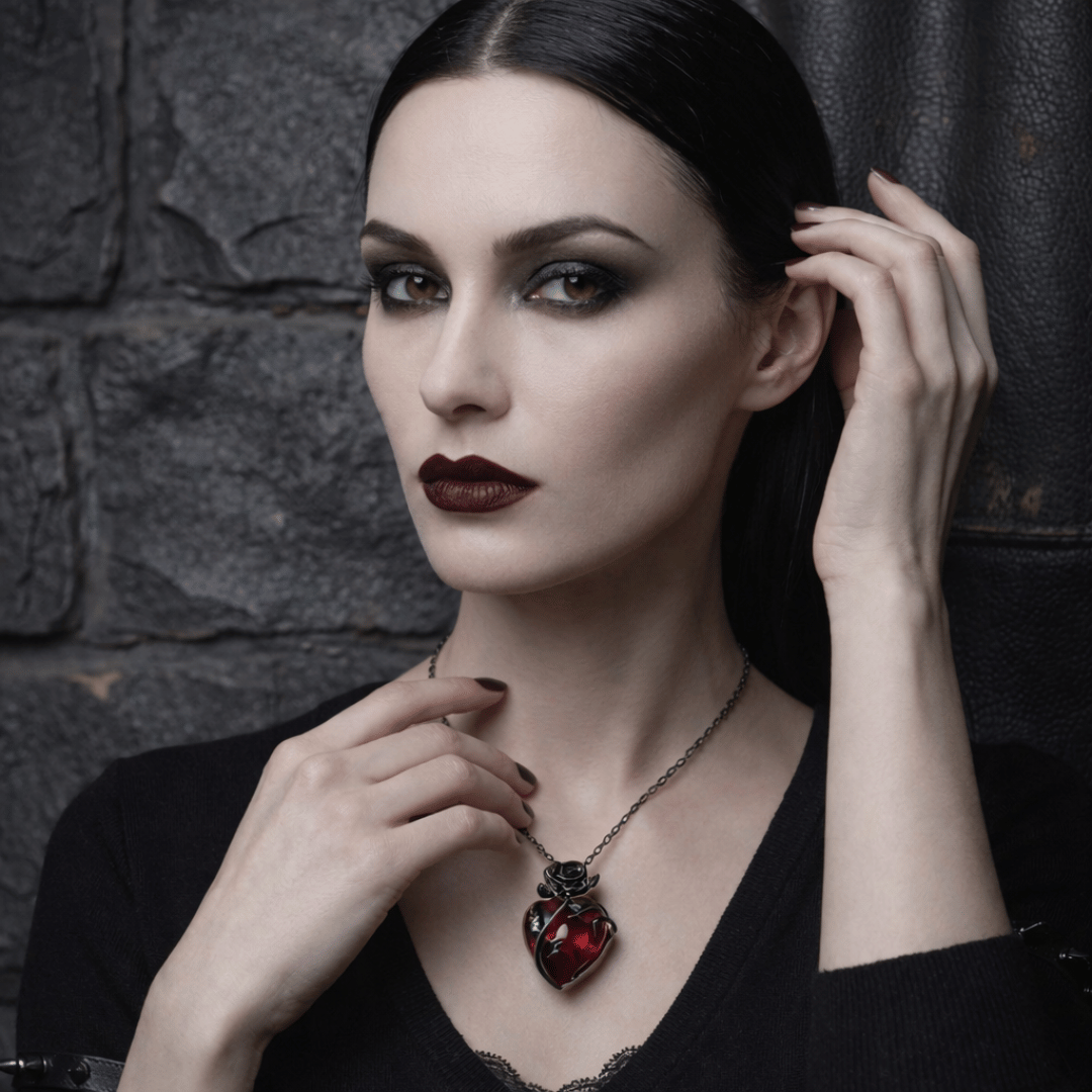Blackthorn Rose Necklace