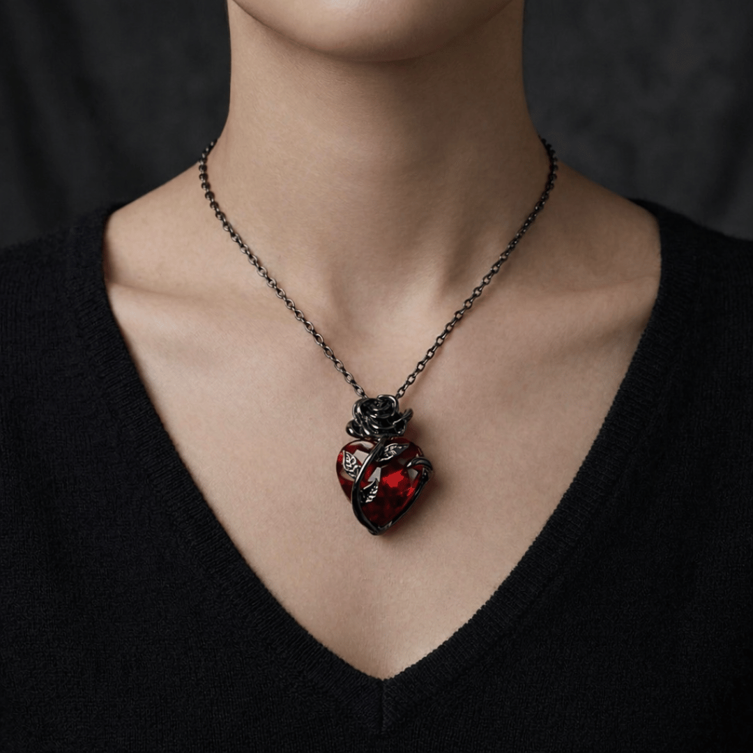 Blackthorn Rose Necklace