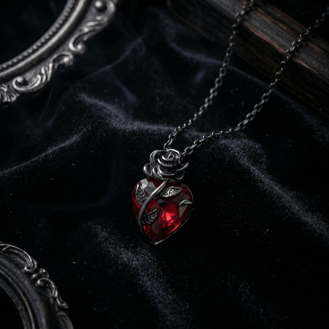 Blackthorn Rose Necklace