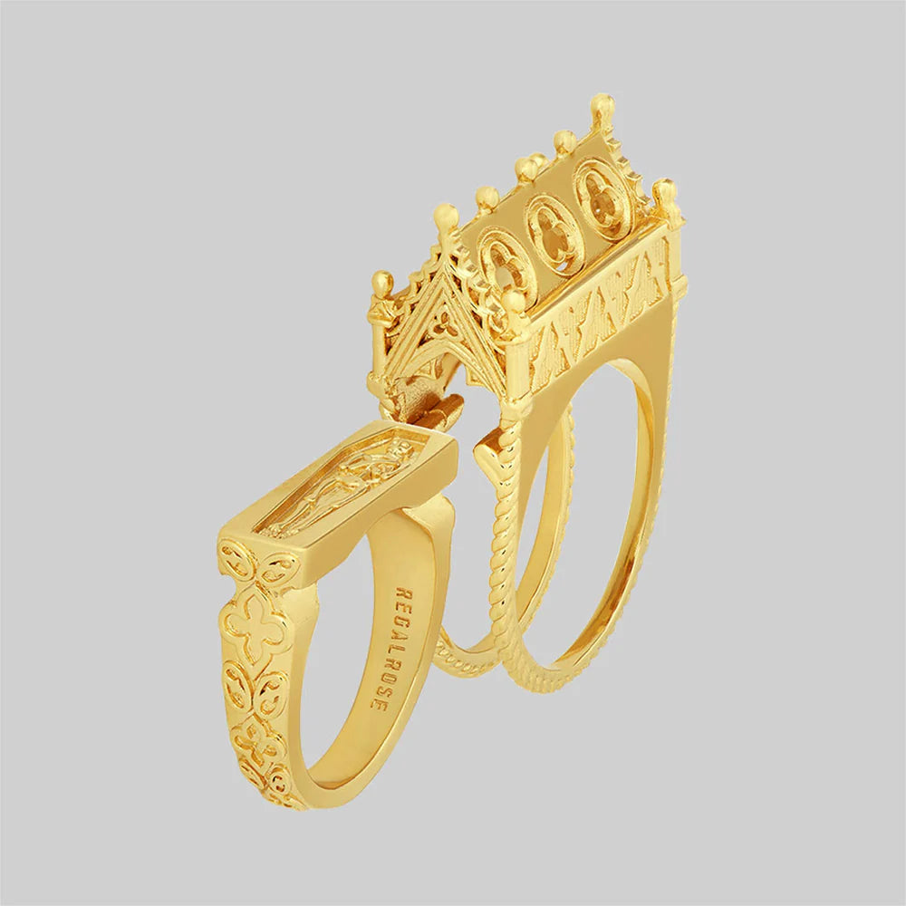 SACRARIUM. Secret Tomb Double Ring