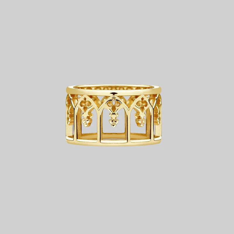 NOIR. Gothic Arches Ring